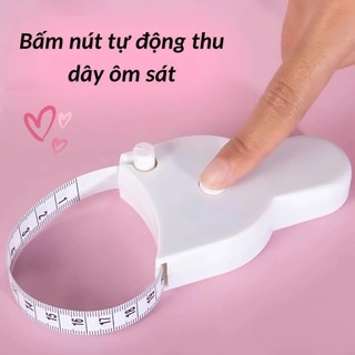 Thước Dây Dạng Hộp Tự Rút – Combo 2 Cái – Đo Vòng Eo, Vải Vóc, Đồ Đạc – Có Khe Đọc Số, Chốt Khóa