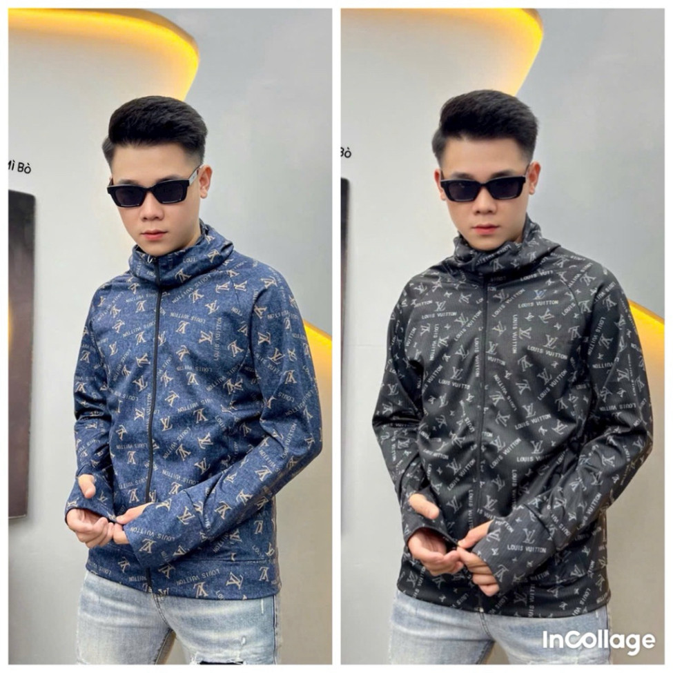 Áo chống nắng dành cho nam, chất liệu mì bò với họa tiết độc đáo và thời trang.