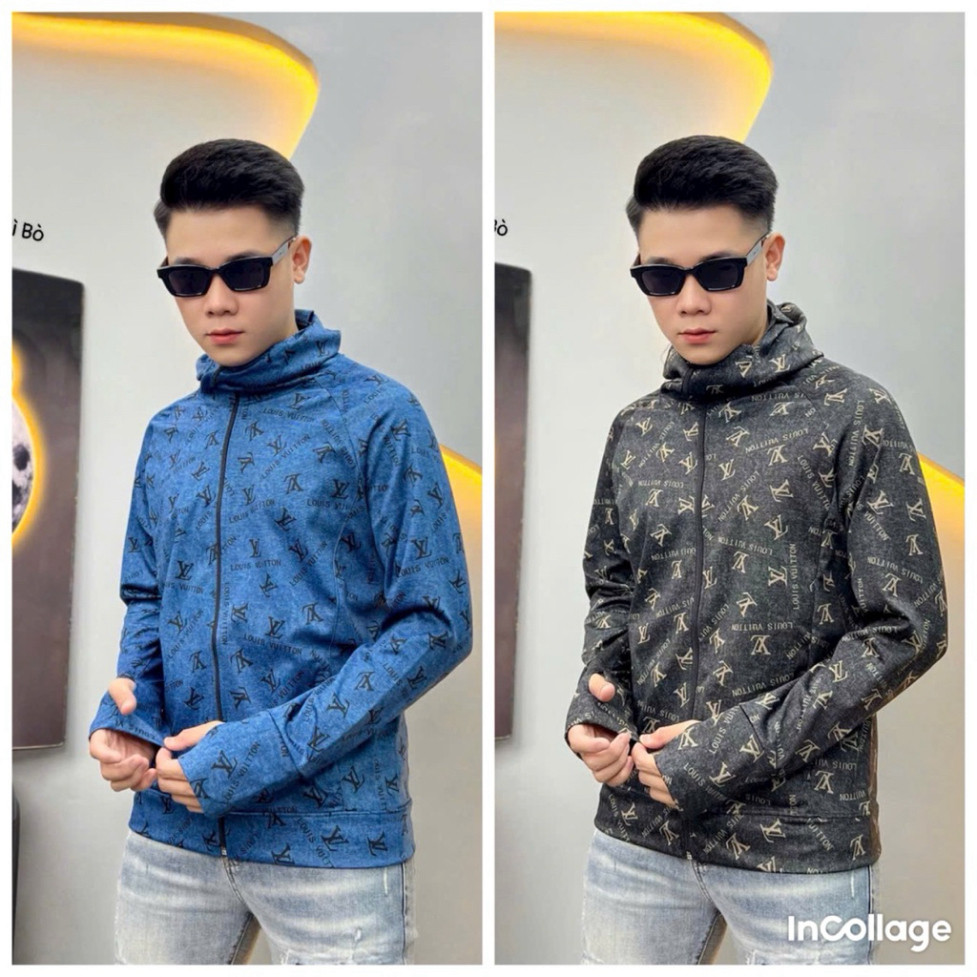 Áo chống nắng dành cho nam, chất liệu mì bò với họa tiết độc đáo và thời trang.