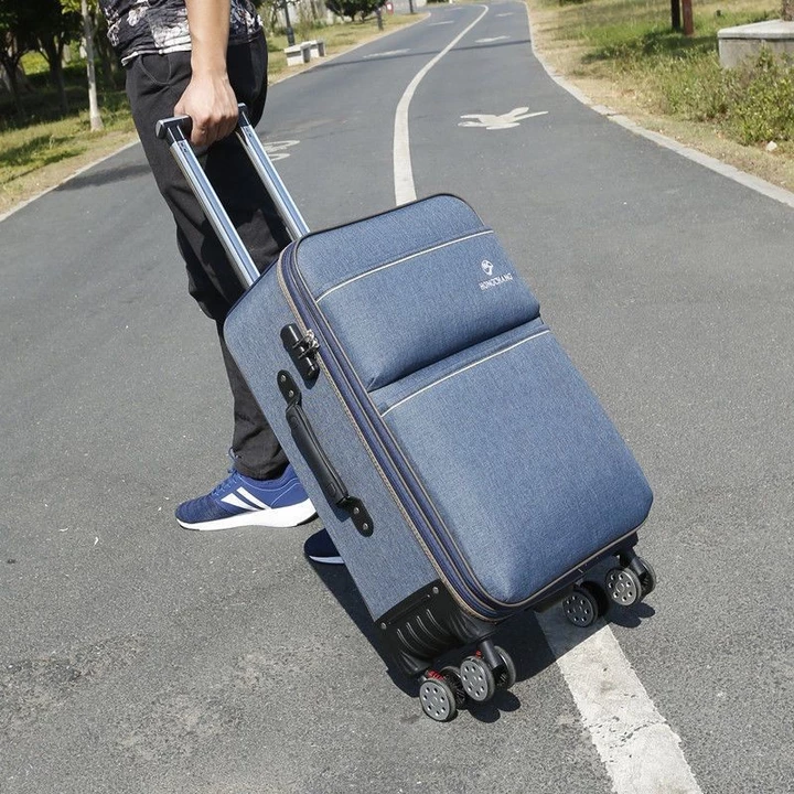 Vali Trolley Cao Cấp với Bánh Xe Đa Năng, Vali Nam, Vali Da Mềm, Vali Du Lịch, Vali Cầm Tay, Vali Mật Khẩu Dung Lượng Lớ – 4