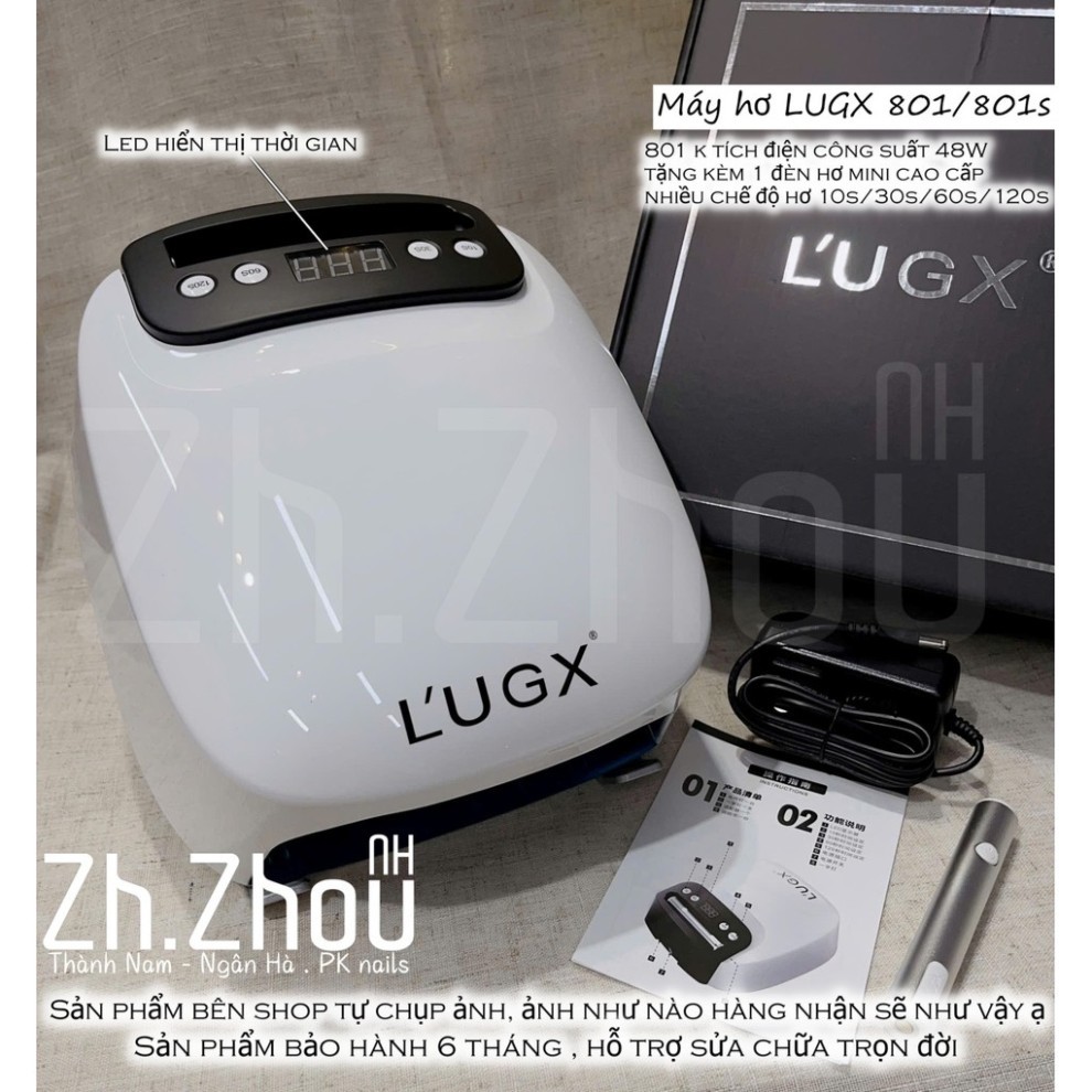 MÁY HƠ TÍCH ĐIỆN LUGX 801s CHÍNH HÃNG, thế hệ mới , máy hơ lugx cao cấp, bảo hành 6 tháng