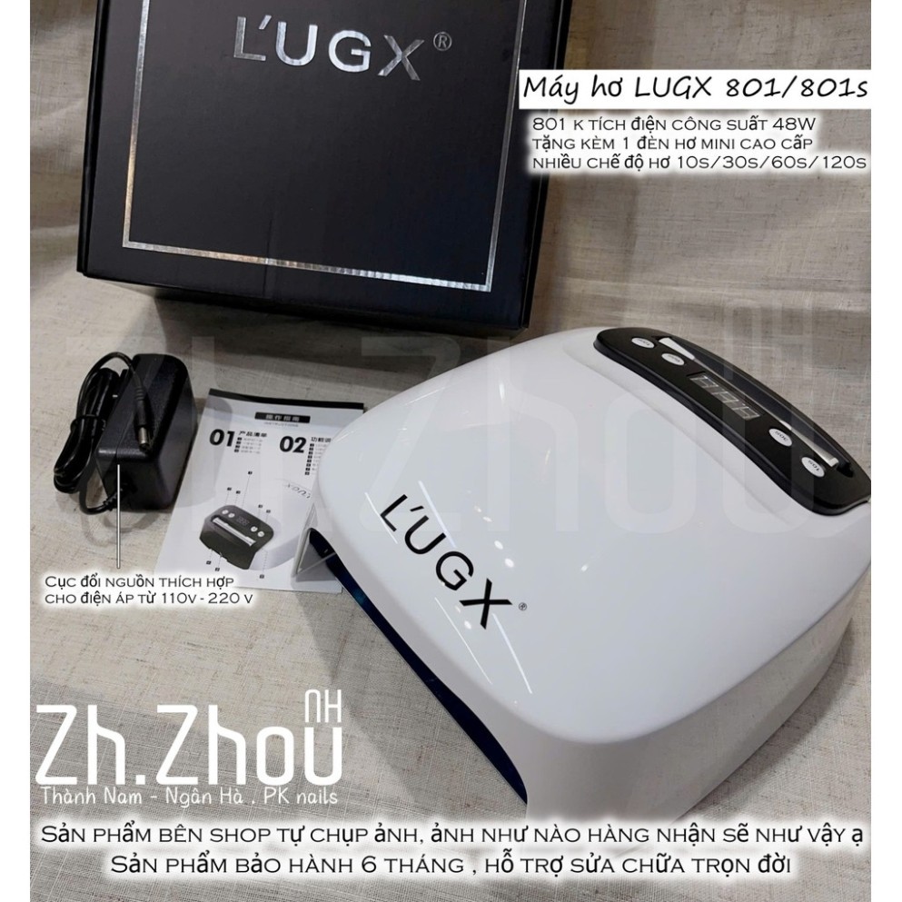 MÁY HƠ TÍCH ĐIỆN LUGX 801s CHÍNH HÃNG, thế hệ mới , máy hơ lugx cao cấp, bảo hành 6 tháng