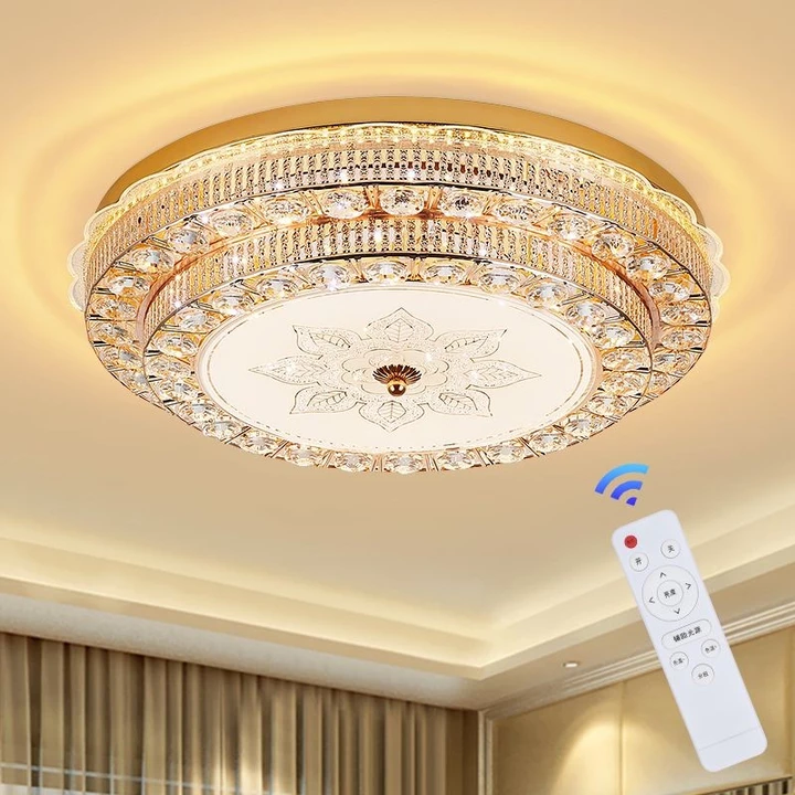 Đèn ngủ mới cho phòng ngủ LED Đèn trần tròn phòng khách đèn pha lê đèn phòng ăn đèn hành lang đèn phòng ngủ chính đèn ph