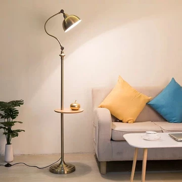 Đèn sàn đơn giản kiểu Mỹ, đèn sofa, đèn học, đèn phòng khách, đèn ngủ, đèn bàn cà phê retro, đèn bàn đứng câu cá