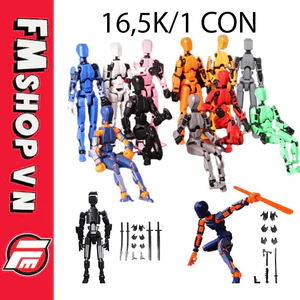 MÔ HÌNH NHÂN VẬT CÓ KHỚP DUMMY 13 KÈM PHỤ KIỆN TAY THAY THẾ CỬ ĐỘNG LINH HOẠT ACTION FIGURE