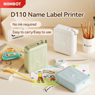 Niimbot D110/D11Máy in nhãn phiên bản nâng cấp Mini Portable 12-15mm Máy in nhãn dán tên gia đình