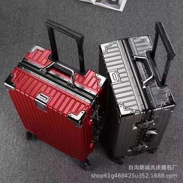 Vali mới, dung tích lớn, khung nhôm, vali kéo, vali du lịch cho sinh viên, bánh xe đa năng, vali du lịch cho nam và nữ,