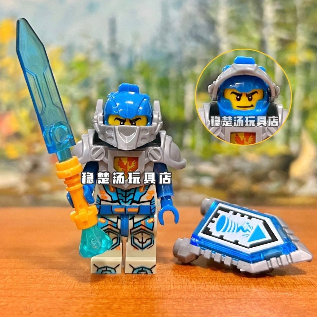 Tương Thích Với Lego Future Knights Clay Aaron Messi Shield Clown Magic 
