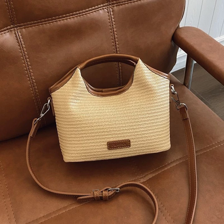 Women's Woven Straw Tote Bag – 5