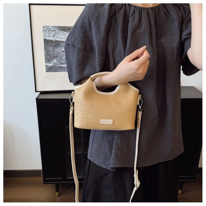 Women's Woven Straw Tote Bag – 6