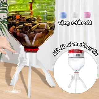 Giá Đỡ Bình Nước Kèm Vòi Nước Tiện Lợi Vòi Bình Nước Tặng 3 Đầu Linh Hoạt Life Plus - GDBN01