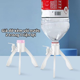 Giá Đỡ Bình Nước Kèm Vòi Nước Tiện Lợi Vòi Bình Nước Tặng 3 Đầu Linh Hoạt Life Plus - GDBN01