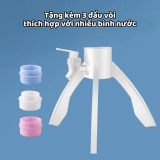 Giá Đỡ Bình Nước Kèm Vòi Nước Tiện Lợi Vòi Bình Nước Tặng 3 Đầu Linh Hoạt Life Plus - GDBN01