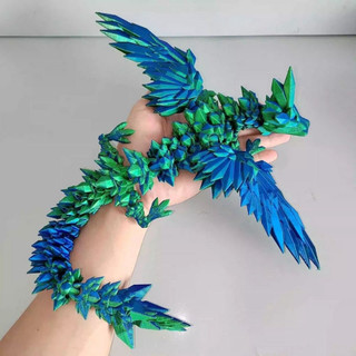 Mô Hình Rồng In 3D Kèm Trứng Rồng Nhiều Màu Khớp Nối Chuyển Động Ngói - DC14