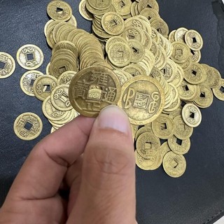 Combo 10 Đồng Xu Ngũ Đế Lỗ Vuông  Âm Dương, Dùng Phong Thủy, Chiêu Tài Lộc, Bỏ Mòng Nhà, Gieo Quẻ...