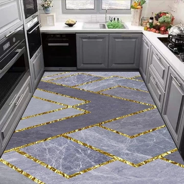 Không Cần Giặt PVC Thảm sàn bếp thảm trải sàn đầy đủ thảm cửa thảm phòng khách thảm lối vào thảm hành lang thảm chân có