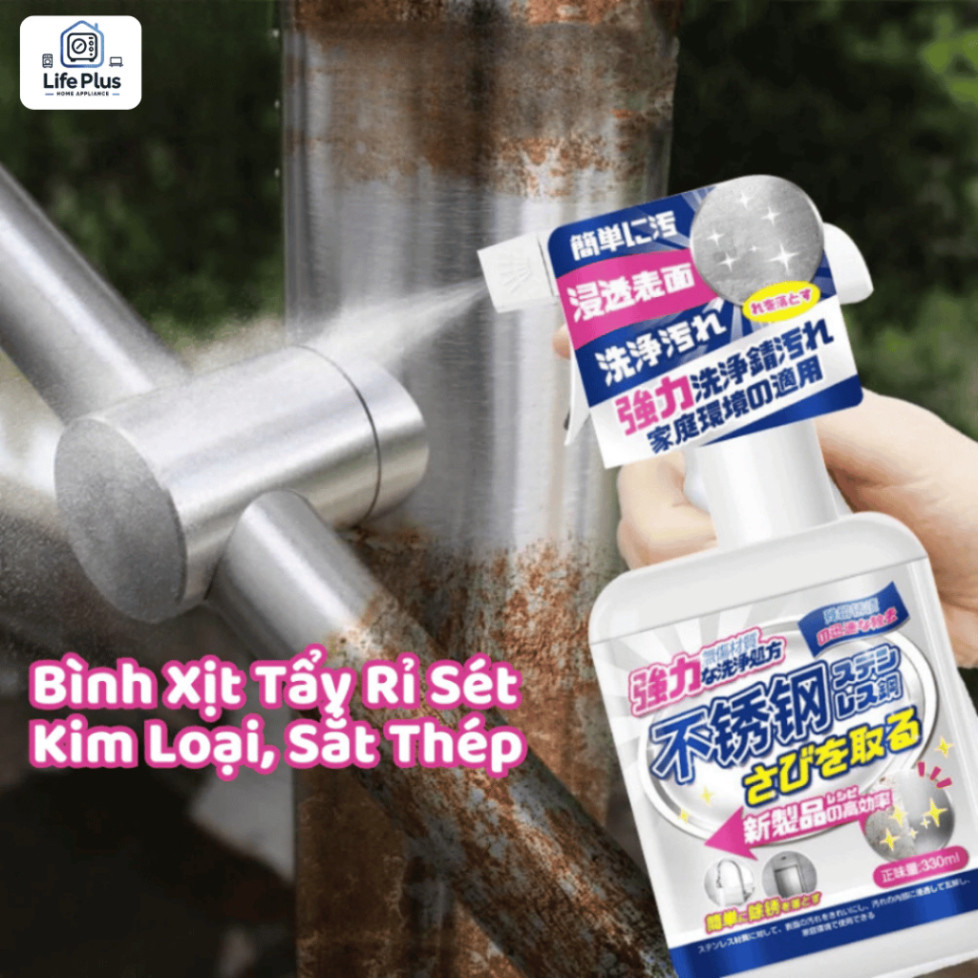 Bình Xịt Tẩy Rỉ Sét Kim Loại Inox Sắt Thép, Dung Dịch Tẩy Gỉ Sét Đa ...
