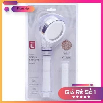 Vòi Sen Lọc Nước Khử Clo Choice L + Kèm 1 Lõi Lọc 3 Tầng Mạnh Mẽ Lọc Sạch Tạp Chất