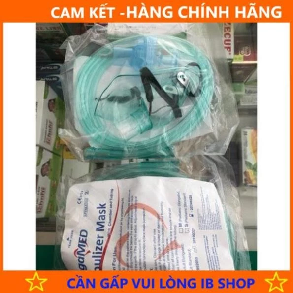 BỘ PHỤ KIỆN MẶT NẠ MASK THỞ CHO MÁY XÔNG KHÍ DUNG XÔNG MŨI HỌNG (người lớn trẻ em) .