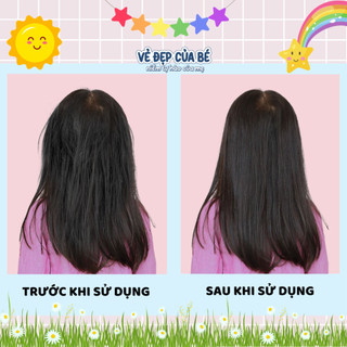 (Hỏa tốc SG)Dầu xả Keratin cho Bé chiết xuất từ thiên nhiên, giúp giảm gãy rụng tóc, dung tích 180ml
