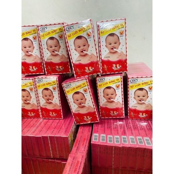 [RẺ VÔ ĐỊCH] Hộp gạc rơ lưỡi Đông Fa 3 con nai (1hộp 5 cái gạc)