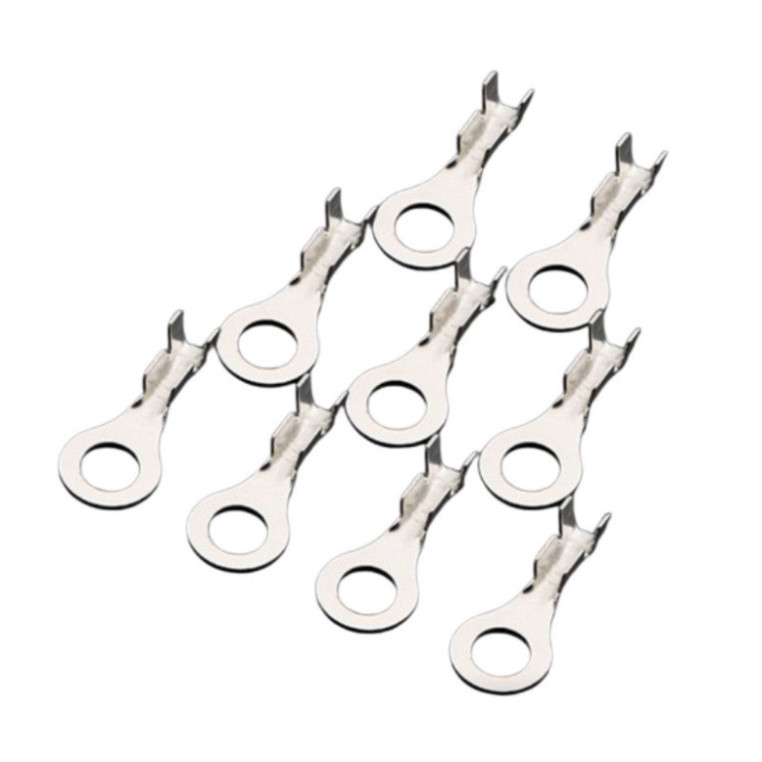 [Giá bán sỉ] (100 cái) Đầu cos tròn chữ O đồng thau lỗ bắt ốc M3-M12