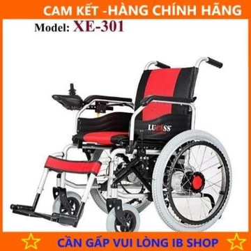 Xe lăn điện, Xe lăn điều khiển điện LUCASS XE -301 - Hàng C.ty - Chính Hãng .