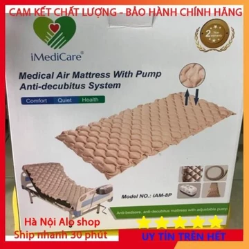 Nệm Hơi Chống Loét, Đệm Chống Loét IMEDICARE IAM-8P SINGGAPORE [BẢO HÀNH CÔNG TY 02 NĂM] - Hàng C.TY
