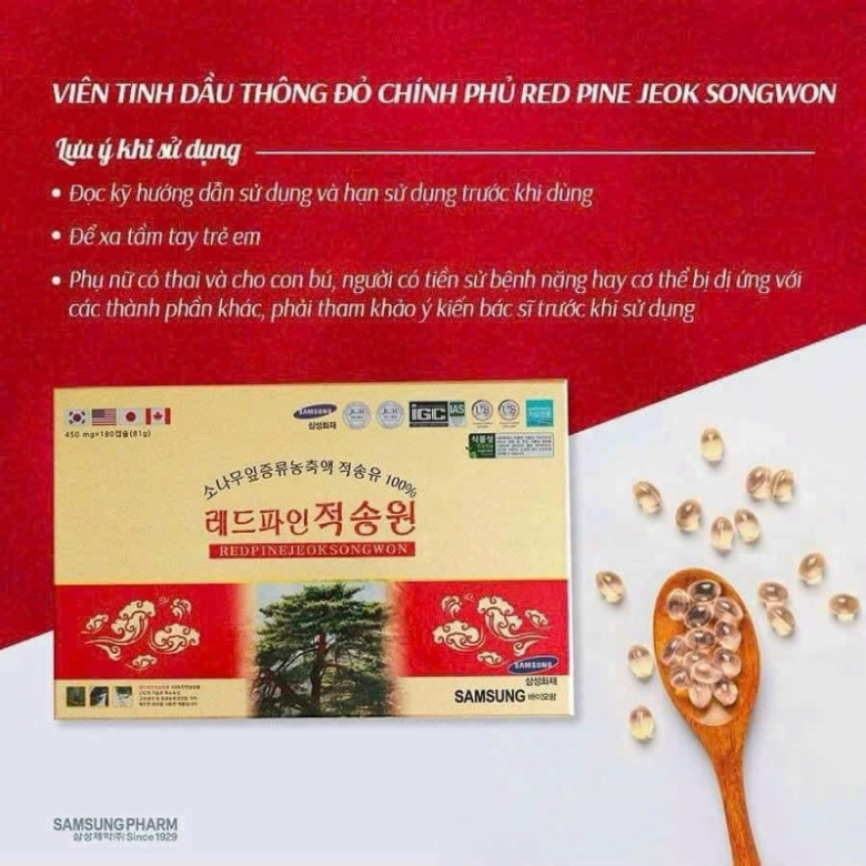 ```[BÁN SỈ GIÁ GỐC] Tinh Dầu Thông Đỏ Chính Phủ Pine Joeksong Xuất Xứ Hàn Quốc``` ( hàng mới về )