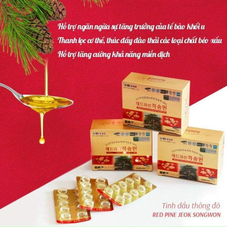 ```[BÁN SỈ GIÁ GỐC] Tinh Dầu Thông Đỏ Chính Phủ Pine Joeksong Xuất Xứ Hàn Quốc``` ( hàng mới về )
