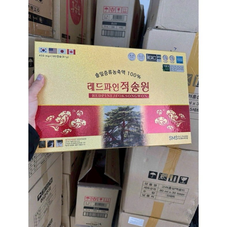 [Mẫu Mới] Tinh Dầu Thông Đỏ REDPINE JEOK SONGWON Chính Phủ Hàn Quốc - Sản phẩm thiên nhiên chăm sóc sức khỏe. ( hàng mới