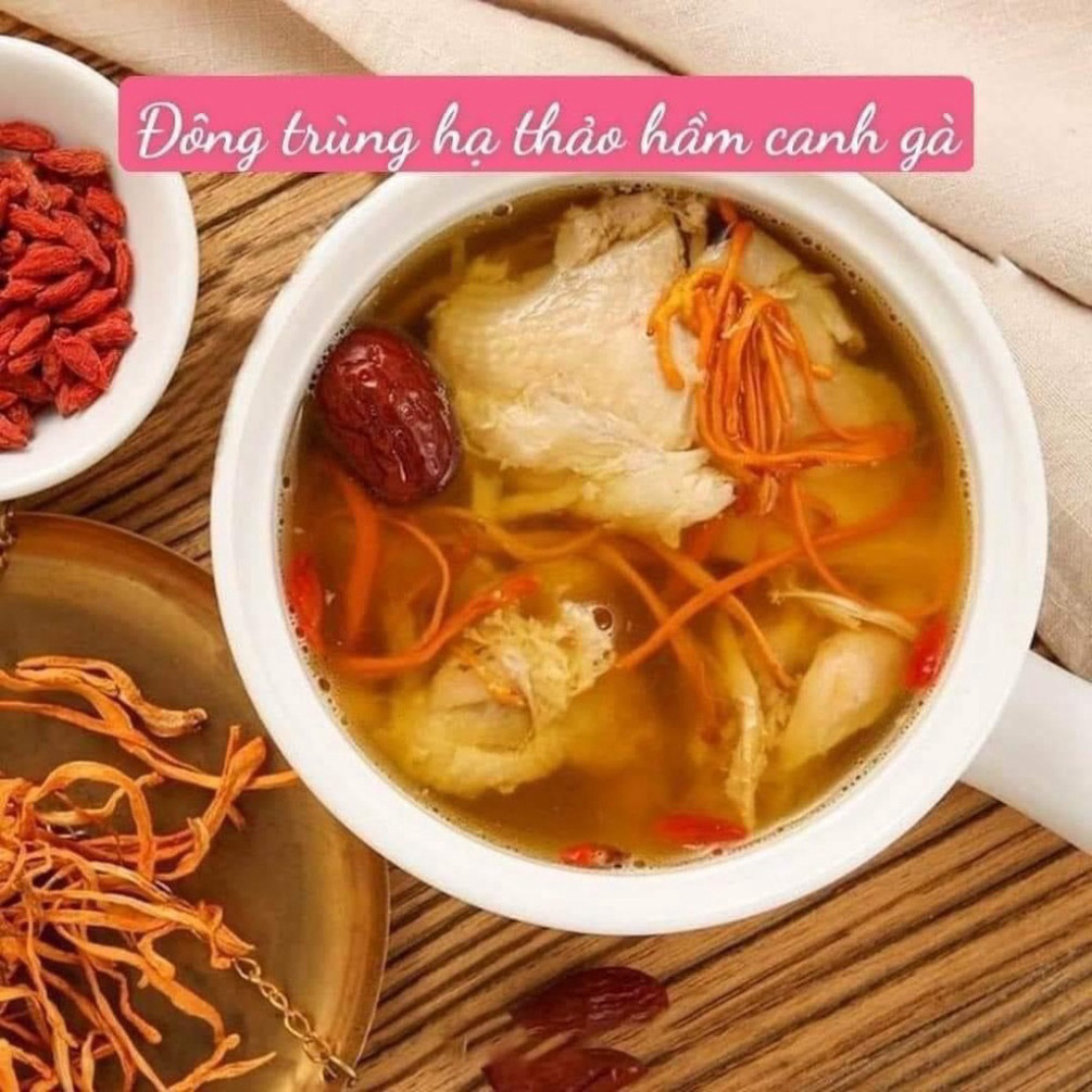 Hoa Đông Trùng - Hạ Thảo Hàn Quốc, Hộp 45gram, Sản phẩm nhập khẩu chất lượng cao, tốt cho sức khỏe. ( hàng mới về )