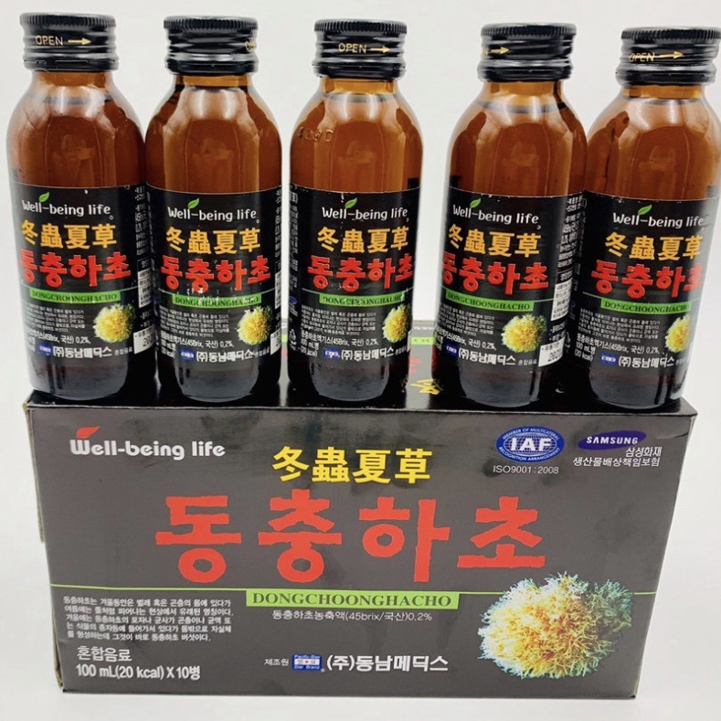 ```[SẢN PHẨM MỚI] Nước Đông Trùng Hạ Thảo CAO CẤP từ Hàn Quốc - Hộp 10 CHAI (2300 ml)``` ( hàng mới về )