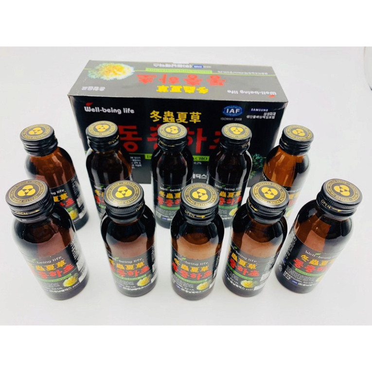 ```[SẢN PHẨM MỚI] Nước Đông Trùng Hạ Thảo CAO CẤP từ Hàn Quốc - Hộp 10 CHAI (2300 ml)``` ( hàng mới về )