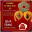 Đồng Xu Hoa Mai Phong Thủy + Lá bồ đề 12 con giáp Phật Bản Mệnh để ốp lưng điện thoại