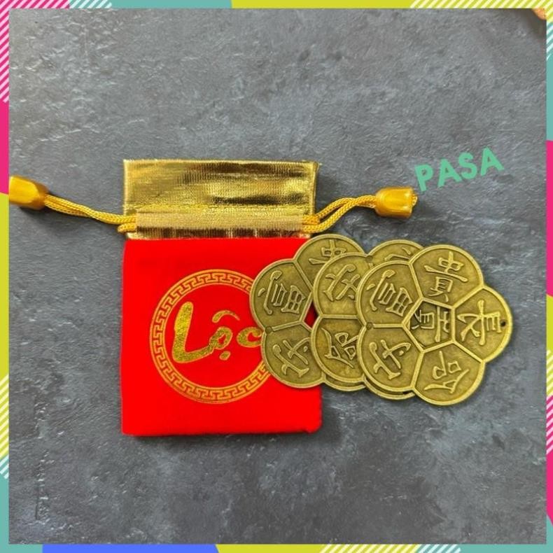Xu Hoa Mai , Hoa mai 5 cánh Xu phong thủy , Xu tài lộc , Xu may mắn