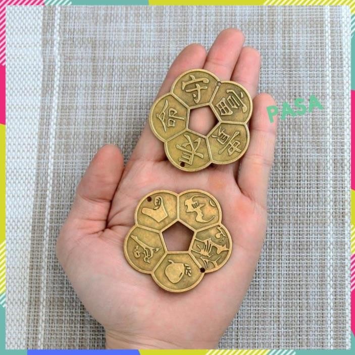 Xu Hoa Mai , Hoa mai 5 cánh Xu phong thủy , Xu tài lộc , Xu may mắn