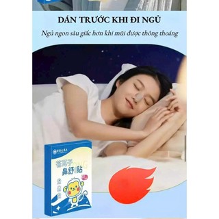 Miếng Dán Thông Mũi Thảo Dược | Giảm Nghẹt Mũi Khó Thở Viêm Mũi Dị Ứng Thông Xoang