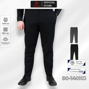 Quần Âu Bigsize Nam 80-135KG AKYOO Cao Cấp, Chống Nhăn, Không Bai Xù - QA D TRON - GHI - X THAN