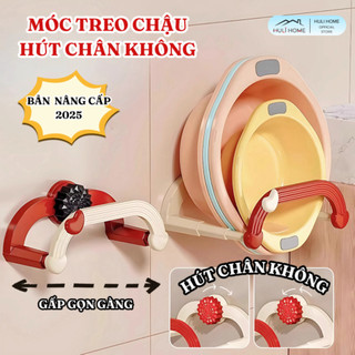 Móc treo chậu nhà tắm hút chân không giá treo chậu giá treo thau chậu móc treo thau chậu Huli - MC07