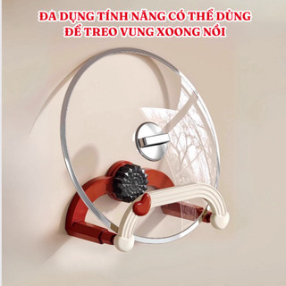 Móc treo chậu nhà tắm hút chân không giá treo chậu giá treo thau chậu móc treo thau chậu Huli - MC07