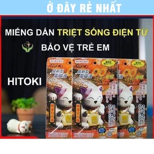 ⭐SẴN HÀNG⭐ MIẾNG DÁN CHIP CHỐNG BỨC XẠ ĐIỆN TỪ NHẬT BẢN HITOKI HÌNH MÈO THẦN TÀI , NGĂN BỨC XẠ ĐIỆN THOẠI