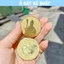 ⭐SẴN HÀNG⭐ Sỉ Đồng Xu Bà Cố Hỷ Thượng Động Mạ Vàng , Kèm Túi Đỏ Bà Cố Phong Thuỷ May Mắn