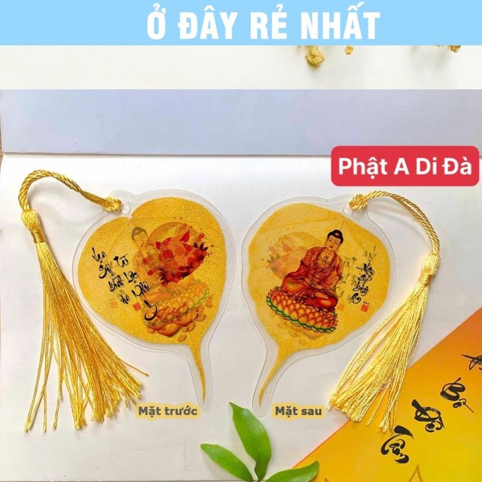 ⭐SẴN HÀNG⭐ (LÁ THẬT, TỰ NHIÊN) Lá Bồ Đề 12 Con Giáp In 2 Mặt, Mặt Trước Con Giáp -Mặt Sau Hình Phật Bản Mệnh