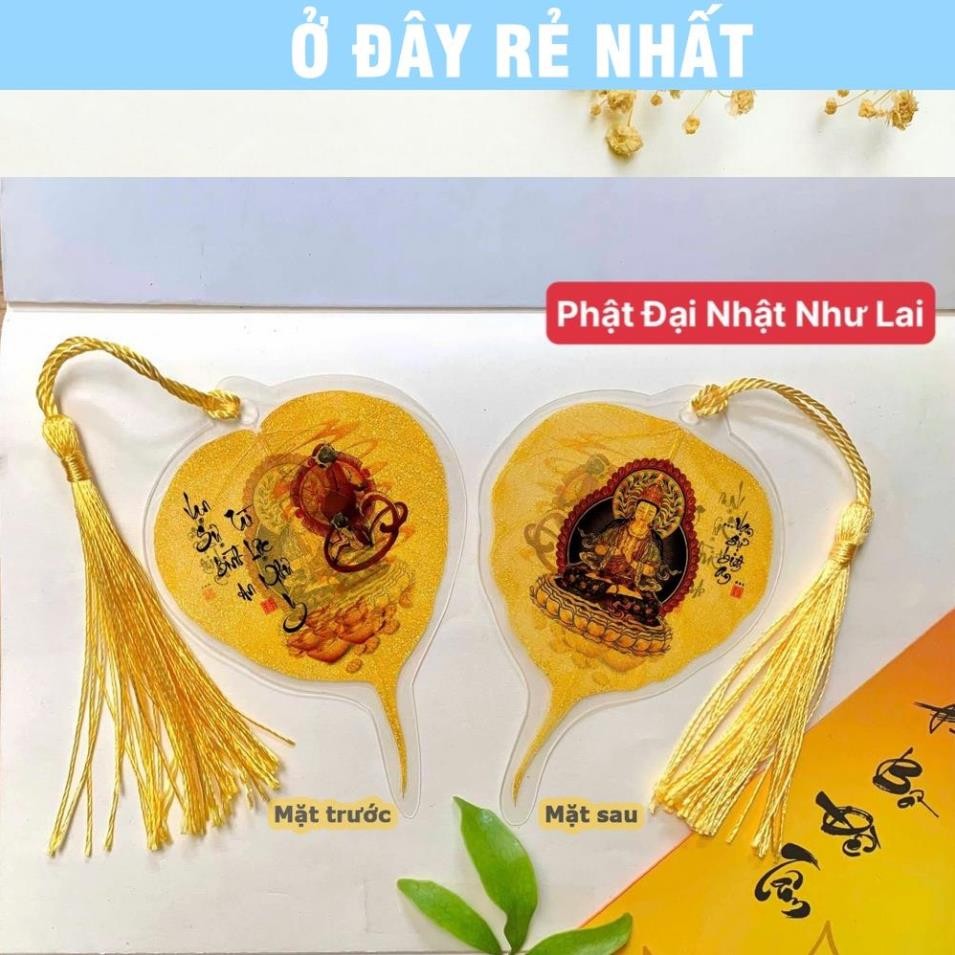 ⭐SẴN HÀNG⭐ (LÁ THẬT, TỰ NHIÊN) Lá Bồ Đề 12 Con Giáp In 2 Mặt, Mặt Trước Con Giáp -Mặt Sau Hình Phật Bản Mệnh