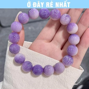 ⭐SẴN HÀNG⭐ Vòng Tay Hạt Bồ Đề tự nhiên 12mm chạm khắc Lục Tự Đại Minh Chú bảo bìnnh an cát tường