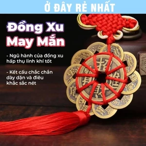 ⭐SẴN HÀNG⭐ Sỉ Dây Treo Xu Mai Hoa Thập Toàn, Dây Xu Hoa Mai 10 Cánh treo ô tô phong thủy #Maihoathaptoan