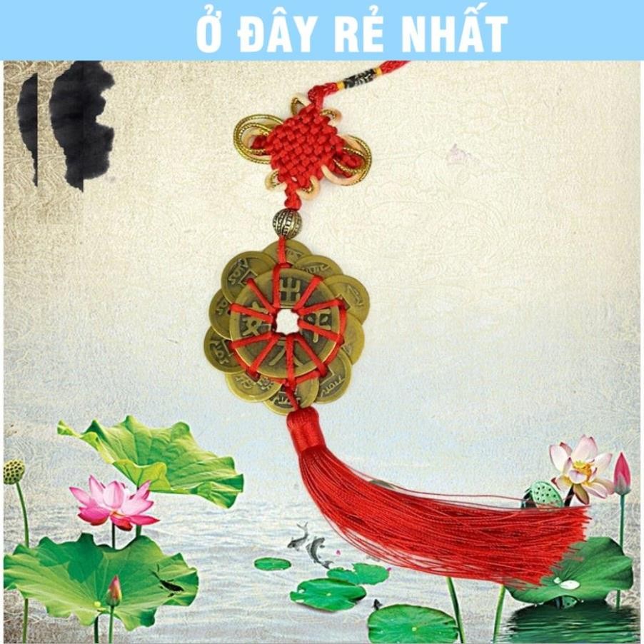 ⭐SẴN HÀNG⭐ Sỉ Dây Treo Xu Mai Hoa Thập Toàn, Dây Xu Hoa Mai 10 Cánh treo ô tô phong thủy #Maihoathaptoan