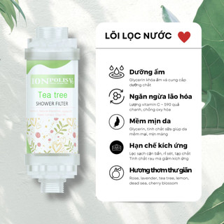Bộ Lọc Vòi Hoa Sen Lọc Nước Khử Clo, Hương Thơm Thư Giãn, Dưỡng Ẩm Cho Da Life Plus - VS04