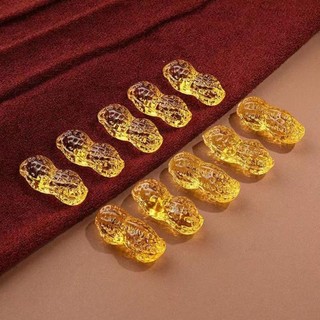 Combo 5 hạt đậu phộng bằng pha lê, biểu tượng của may mắn & tài lộc như ý